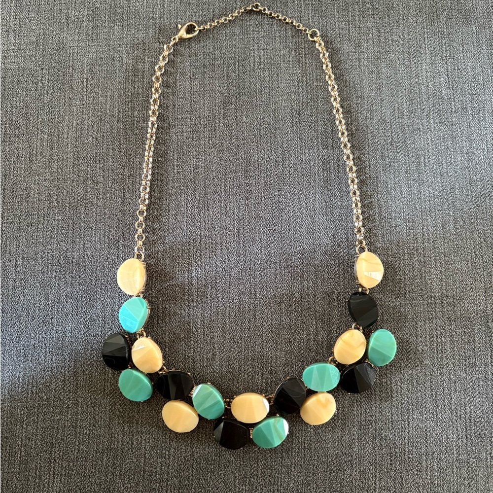 Multi-Color Statement Necklace - Picture 1 of 4